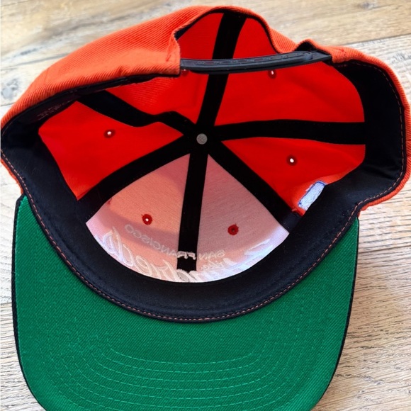 The Hundreds San Francisco Bold Orange and Black Hat - Picture 2 of 2